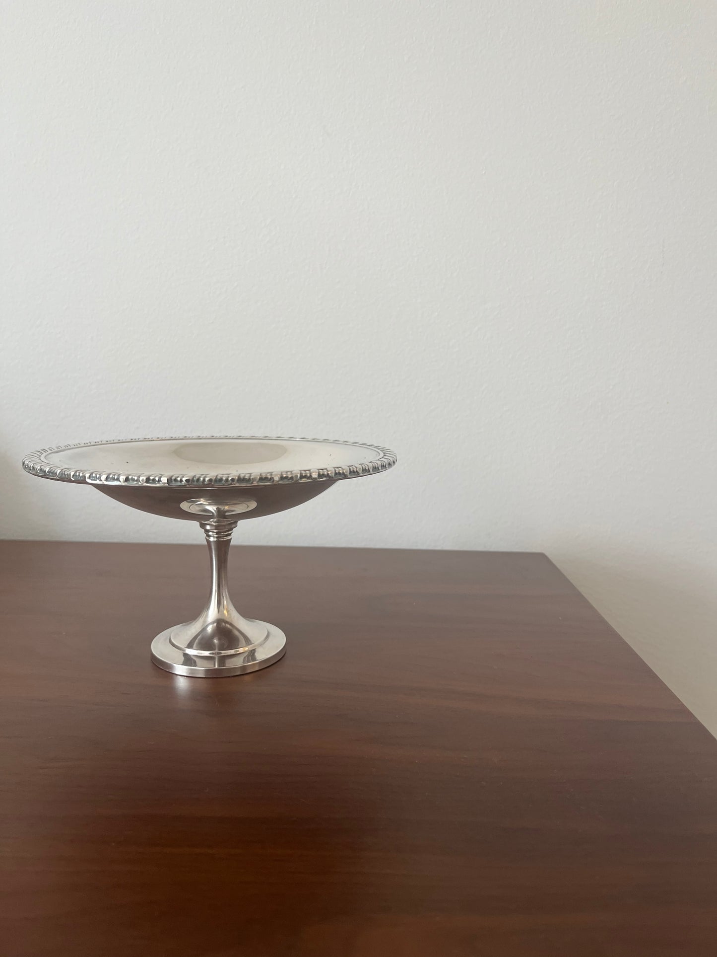 Silver Plated Pedestal Candy Dish