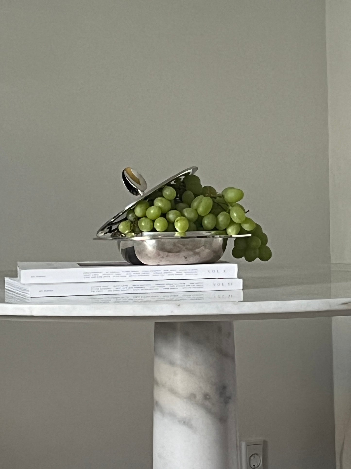 Mid-century Silver Plated Lidded Serving Dish