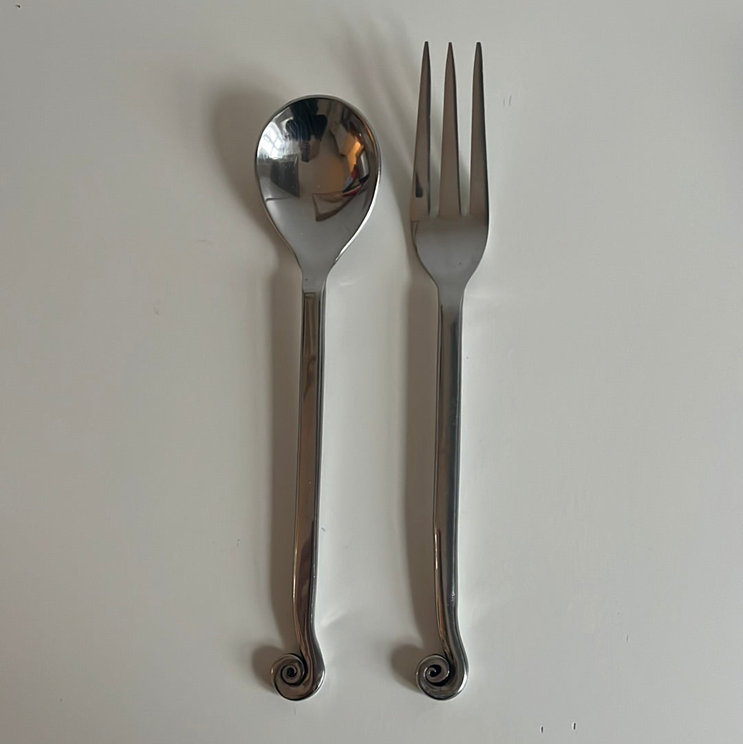 Steel Serving Set
