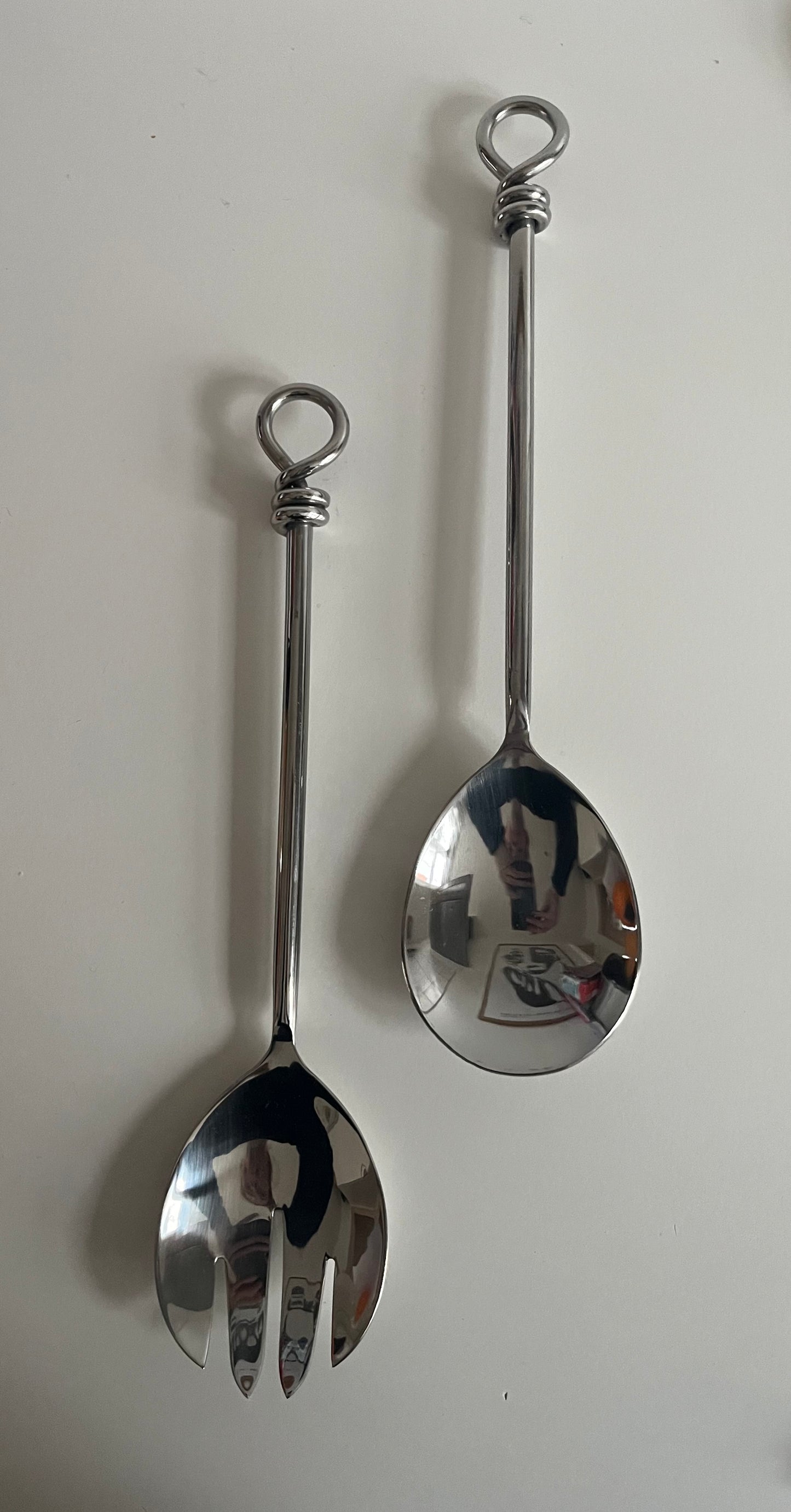 Large Steel Serving Set