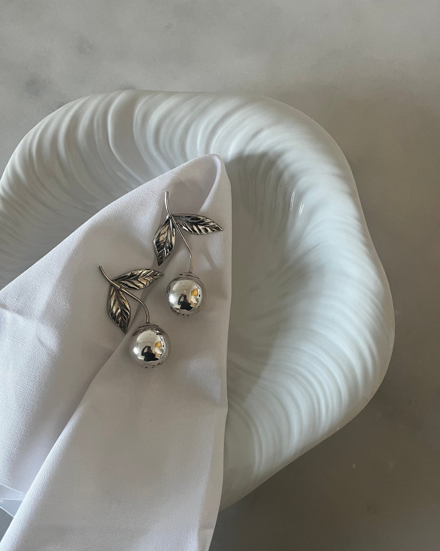 Unique Silver Plated Salt and Pepper Set