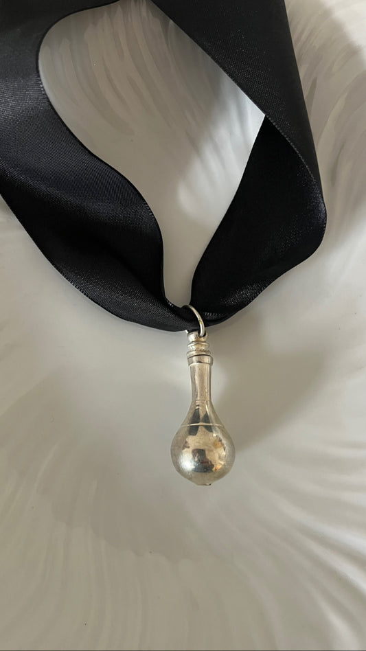Vintage Pendant Perfume Bottle Necklace, 1980s (preorder, January 2025)