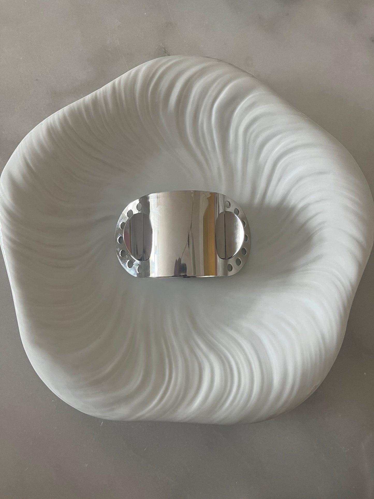 Rare Bodum Steel Napkin Rings by Nathalie du Pasquier (1990s)