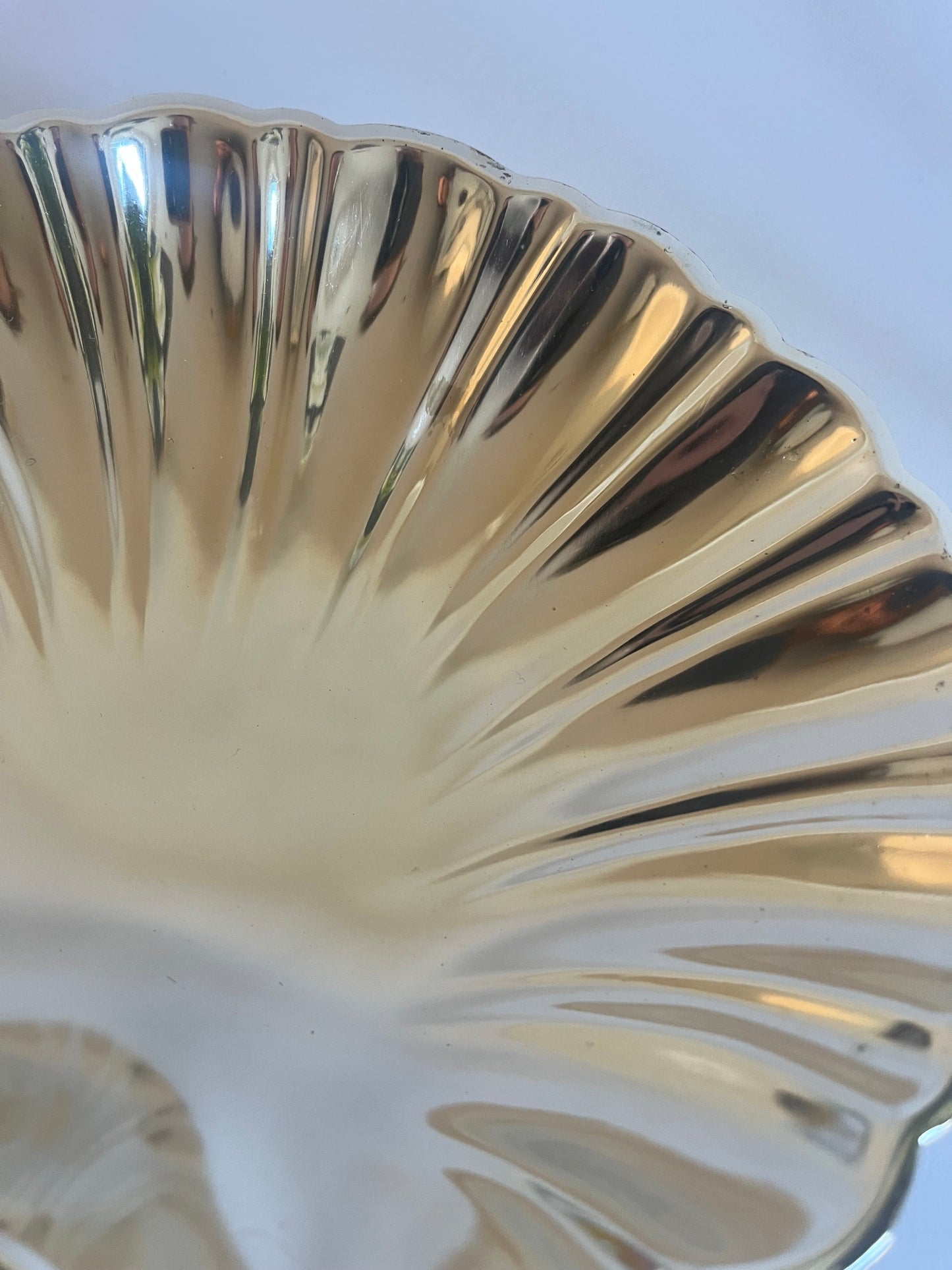 Silver Plated Shell Dish