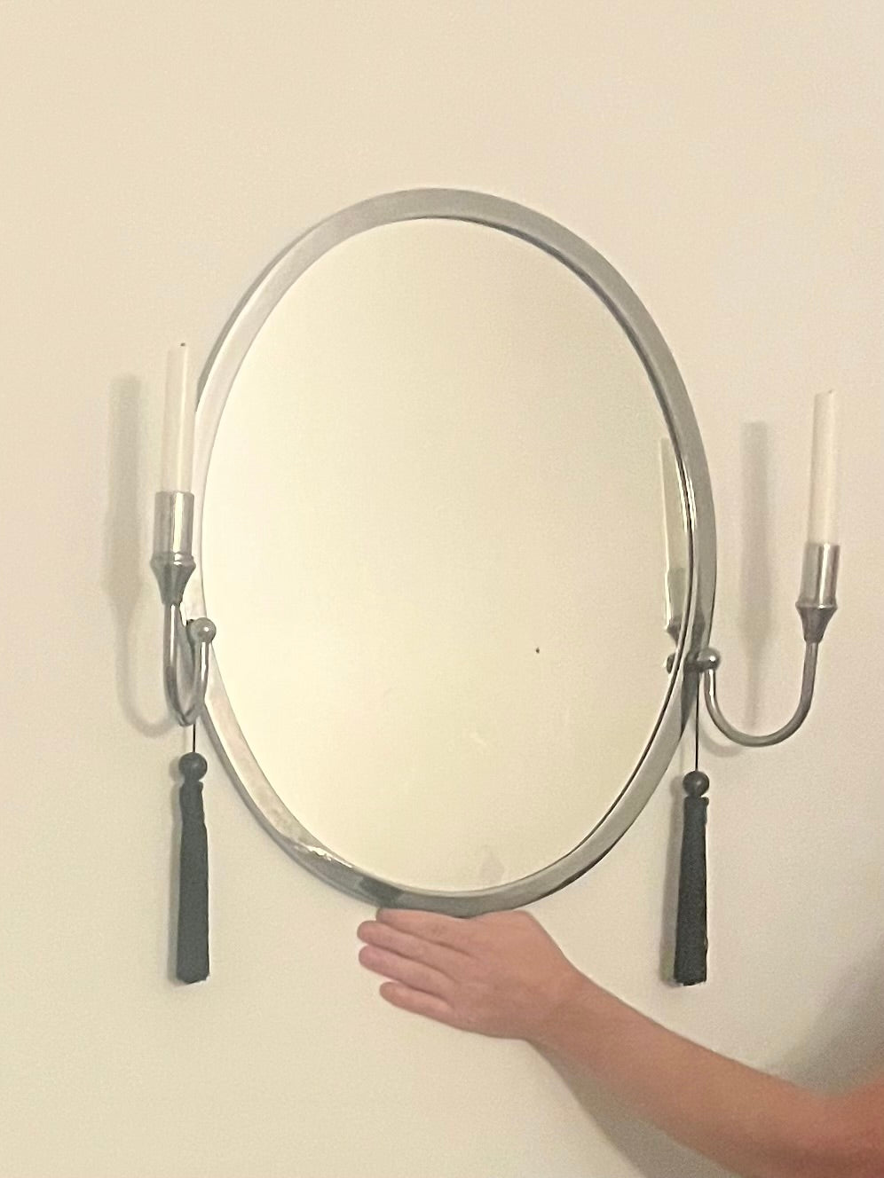 Vintage Mirrors with Candleholders