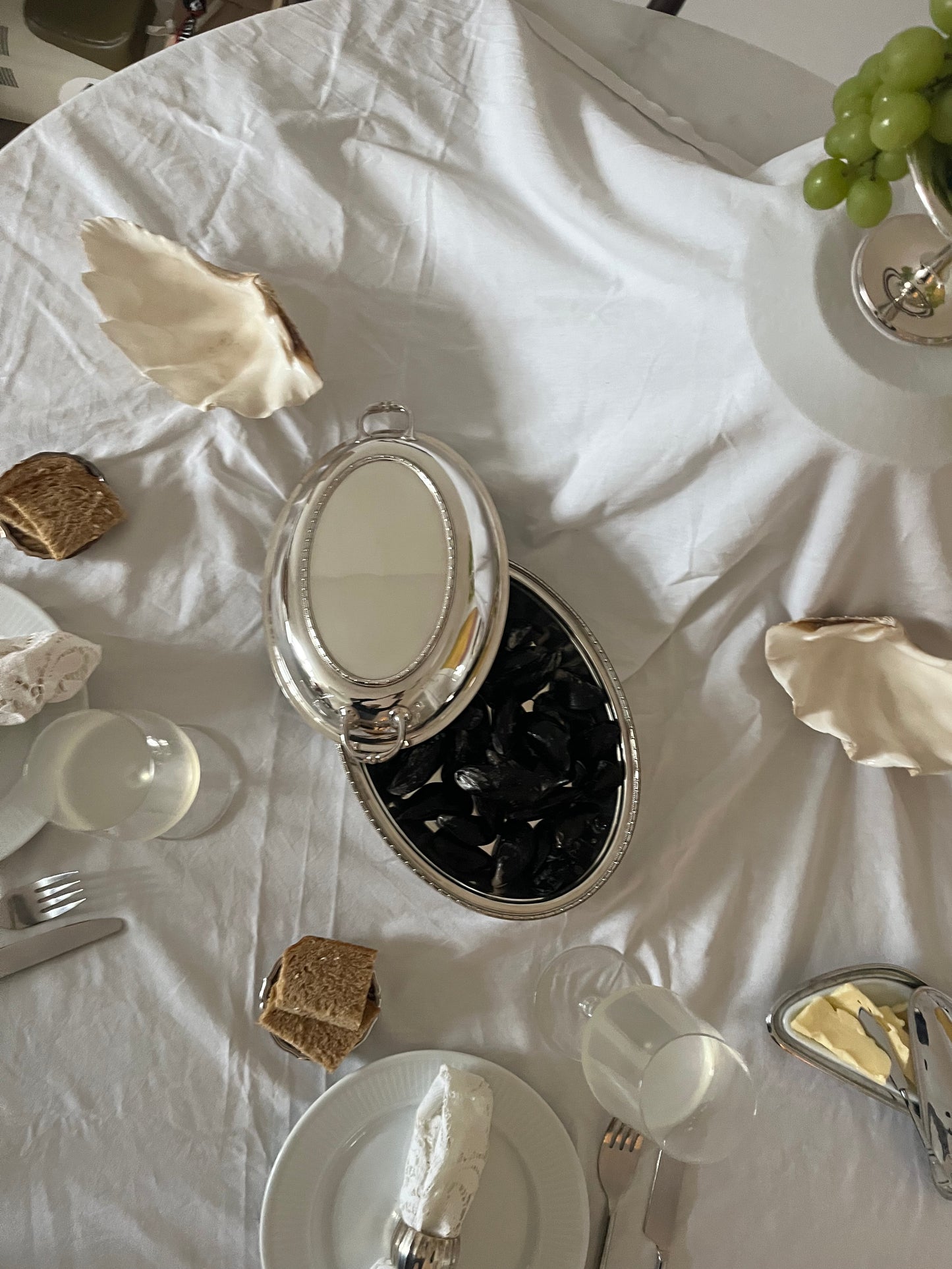 Silver Plated Lidded Serving Dish