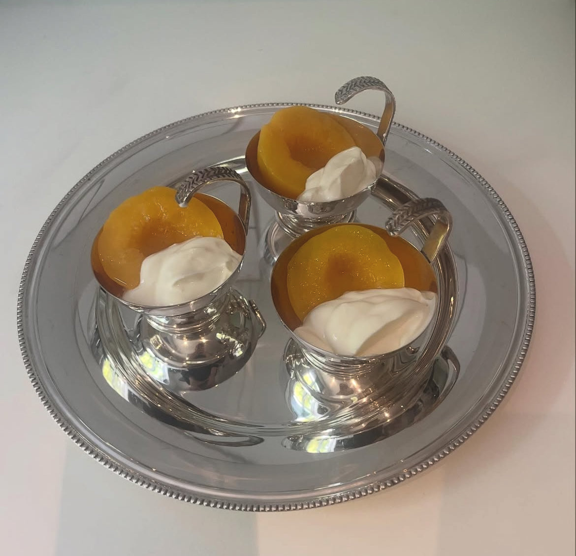 Vintage Silver Plated Dessert or Punch Cups