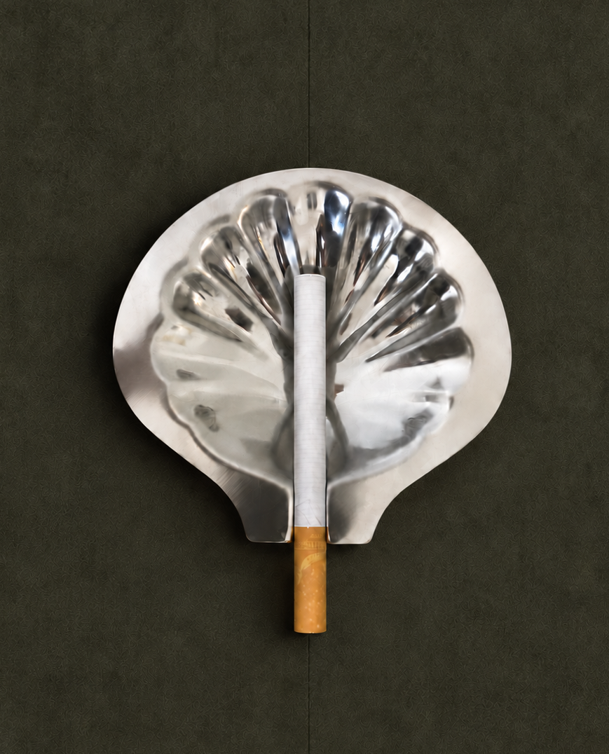 Steel Saint Jacques Shell Dish