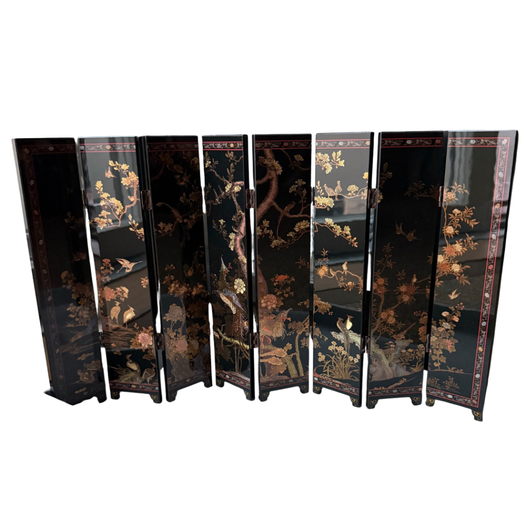 Vintage Chinese Folding Screen