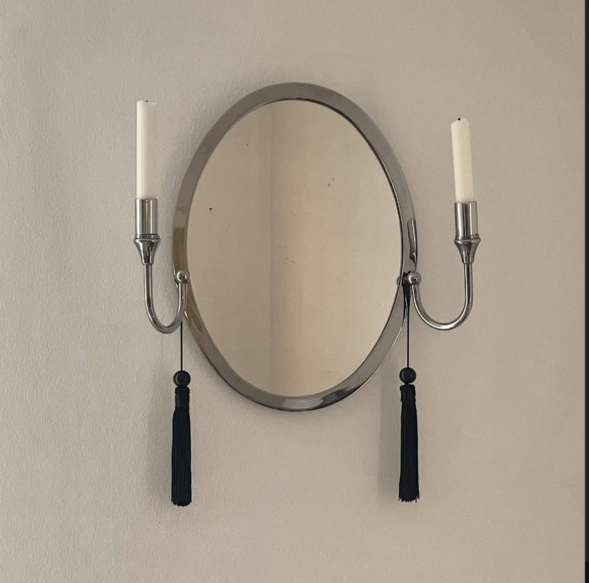 Vintage Mirrors with Candleholders