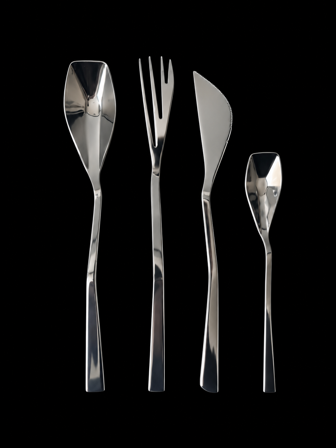 Rare Italian Structured Cutlery