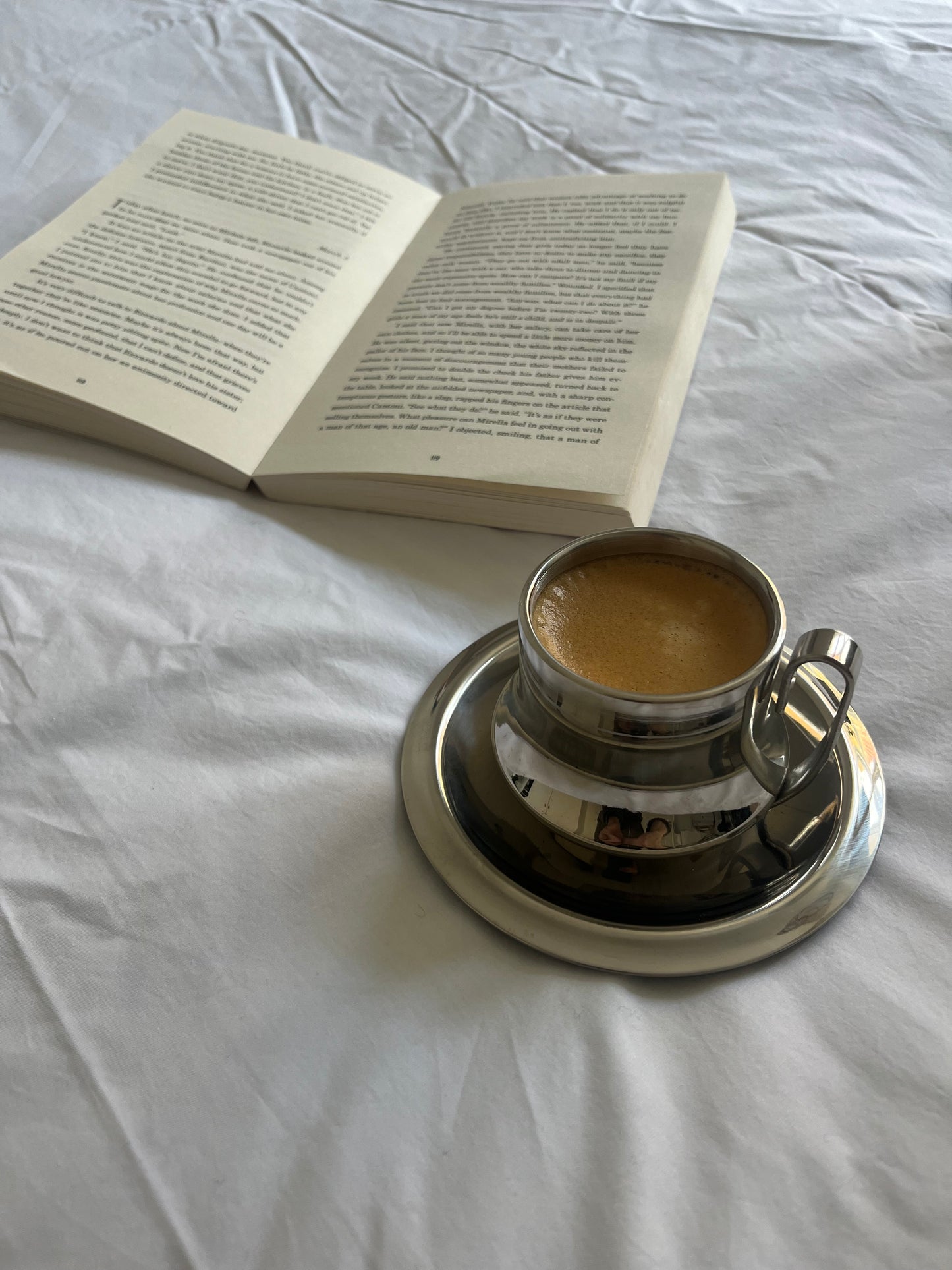 Italian Steel “Fat Base” Espresso Cup