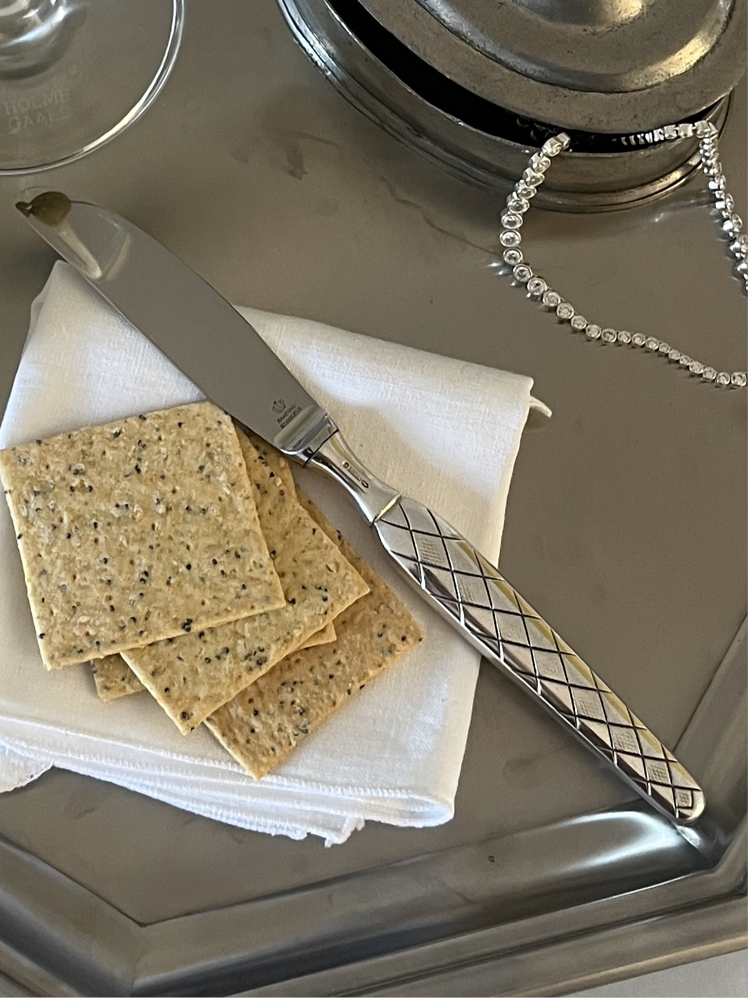 Silver Plated Harlekin Butter Knife