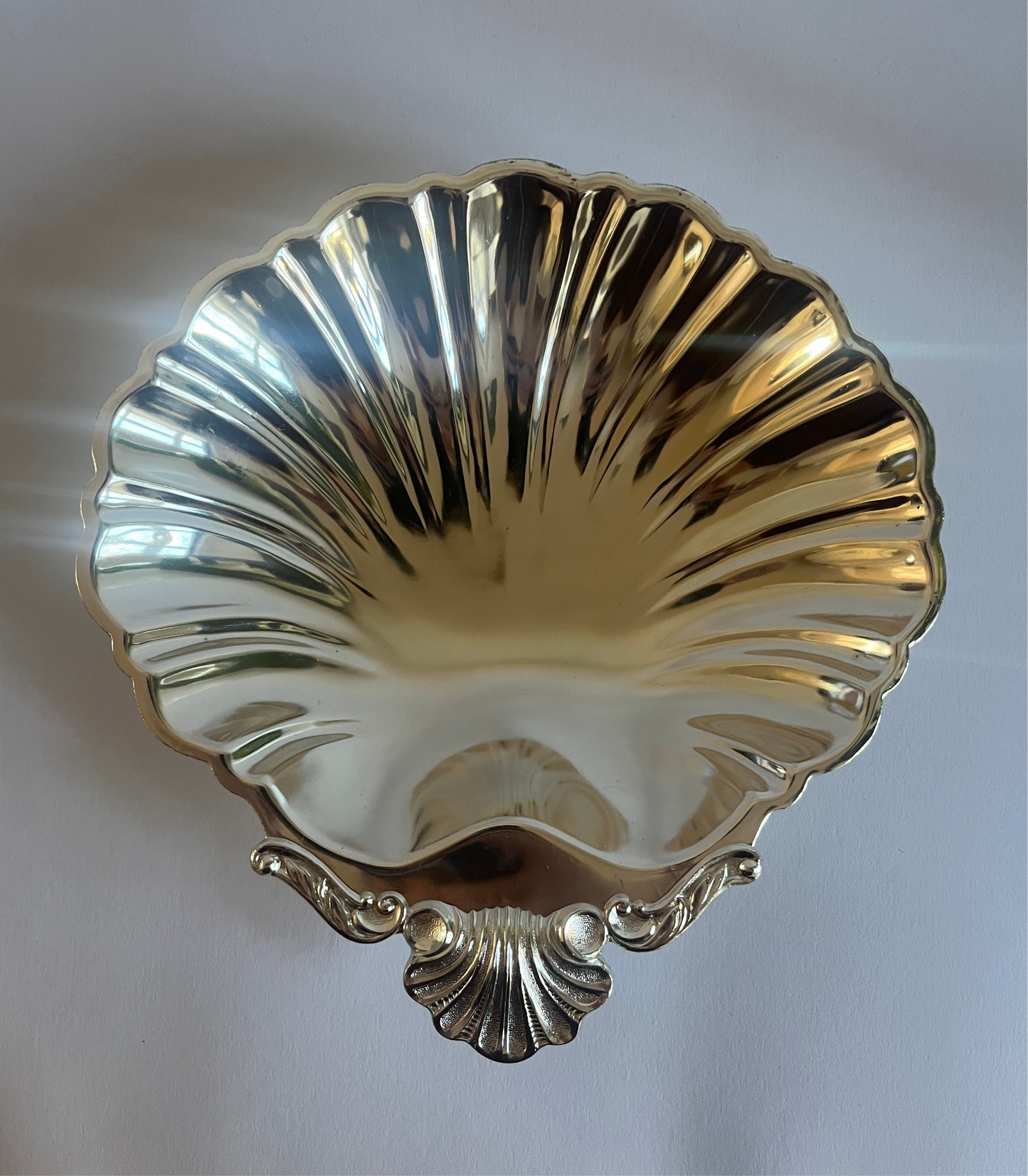 Silver Plated Shell Dish