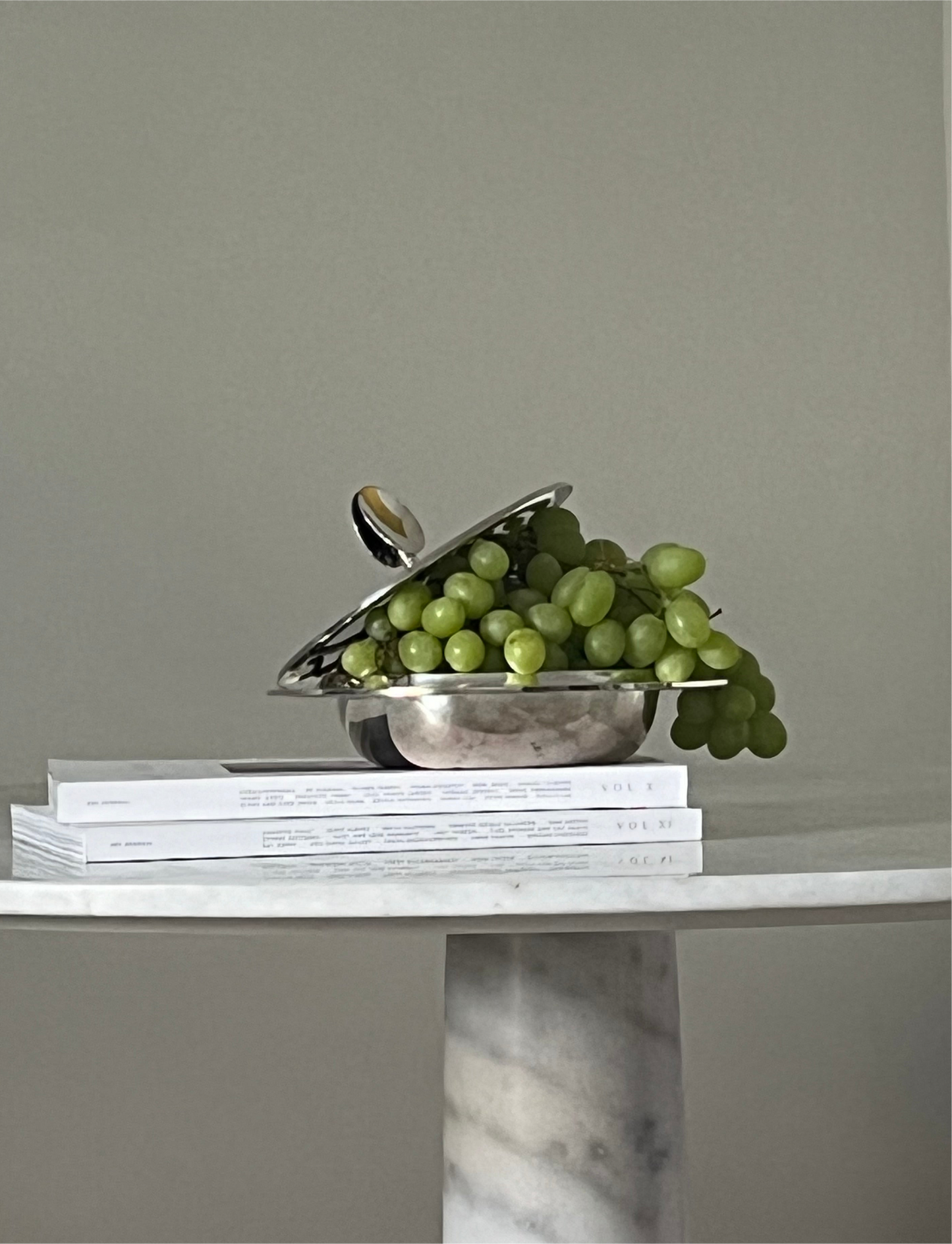Mid-century Silver Plated Lidded Serving Dish