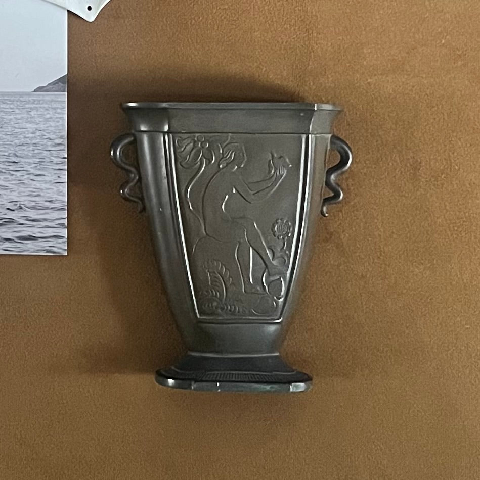 Rare Just Andersen Pewter Vase