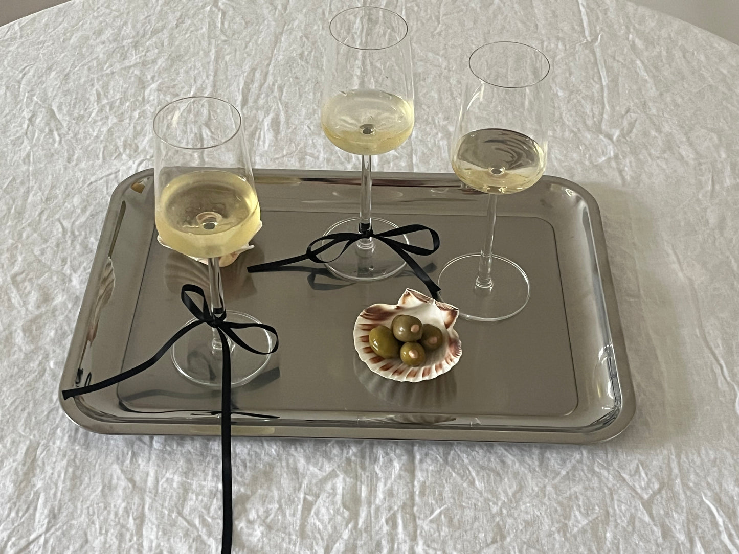 Massive & Flawless Guy Degrenne Steel Tray