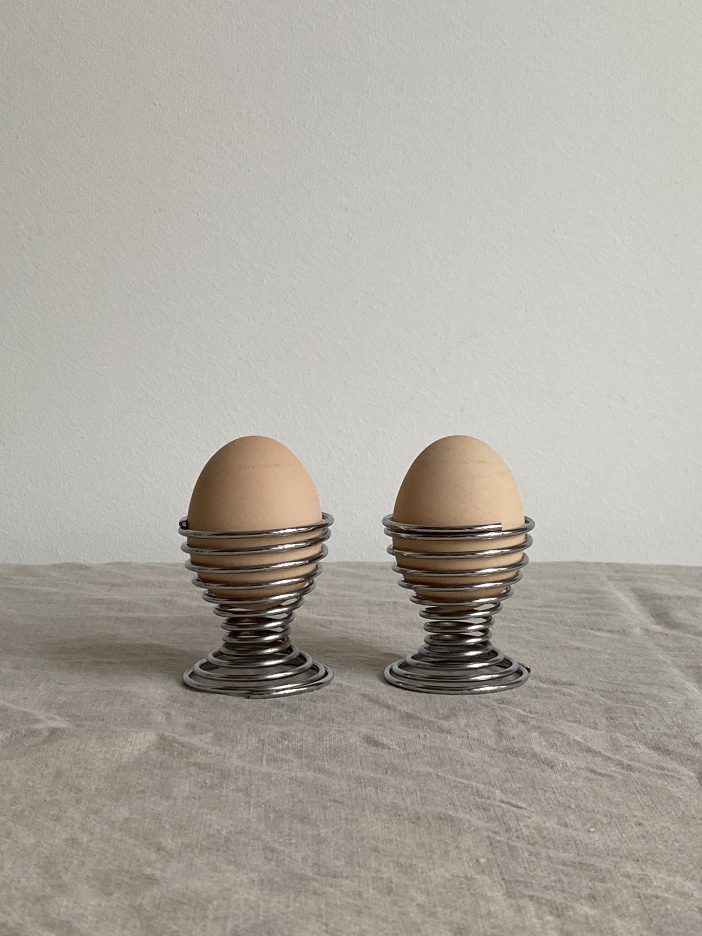 Coiled Steel Egg Cups