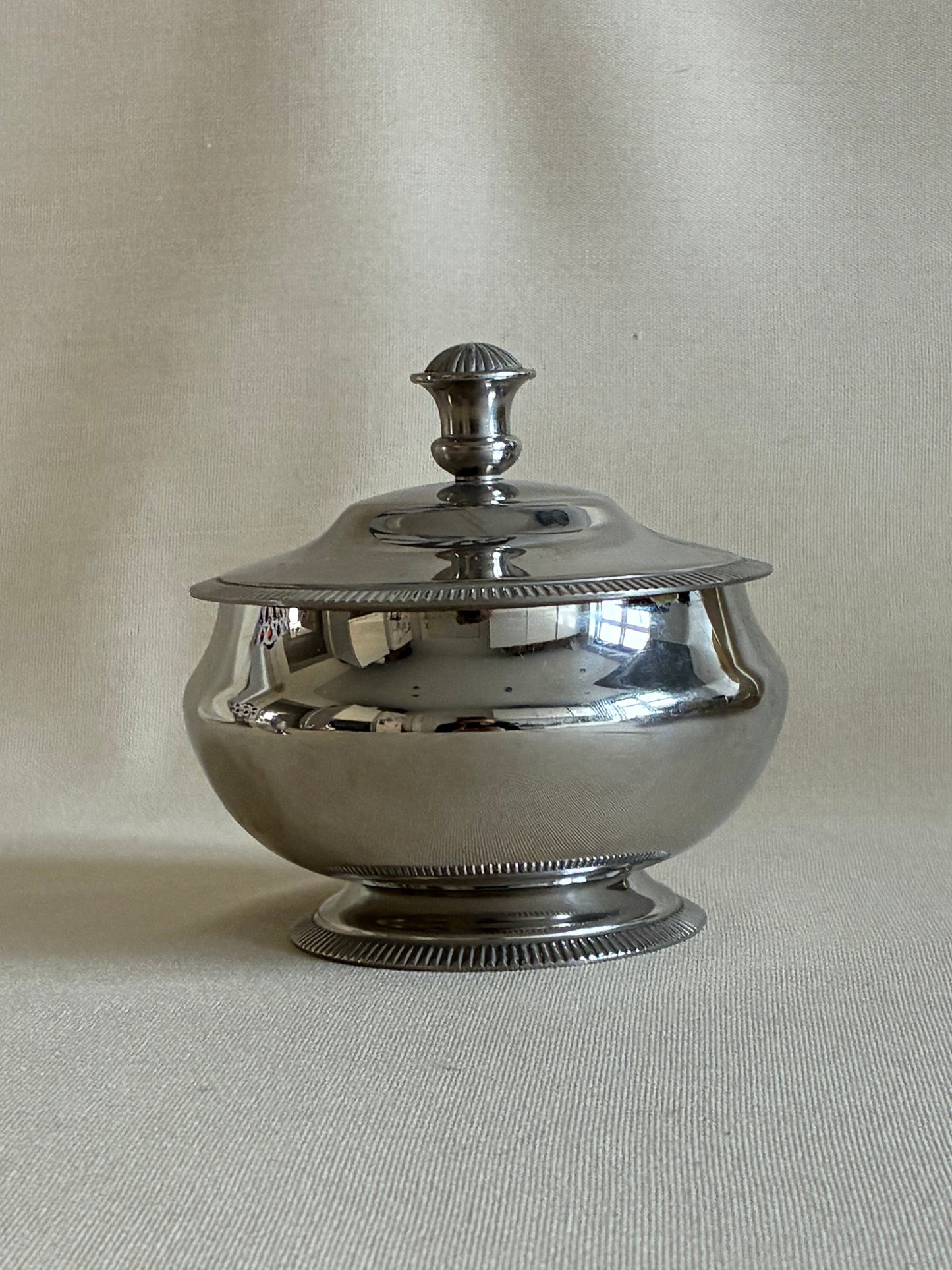 Vintage Steel Sugar Pot