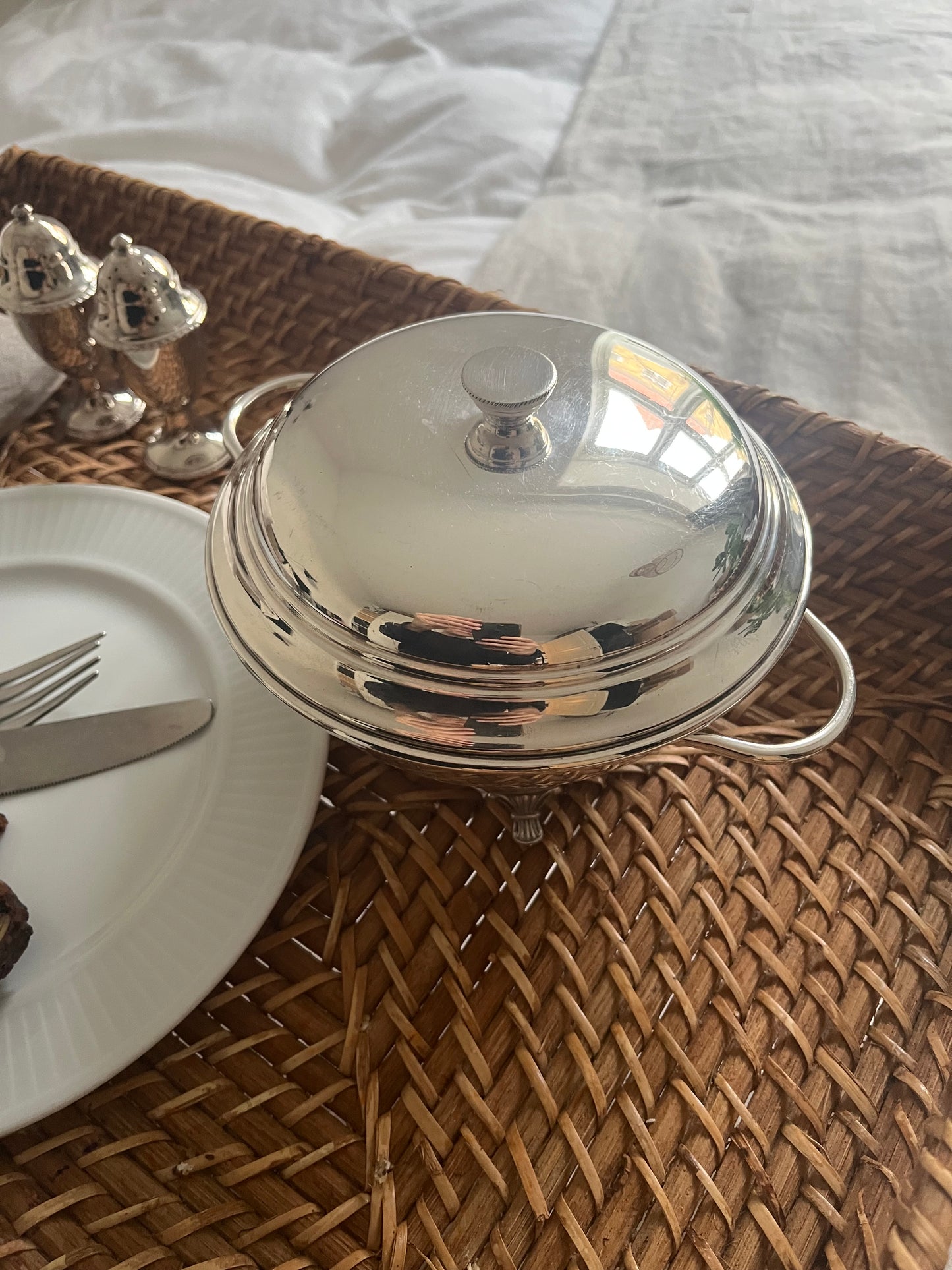 Silver Plated Server with Lid