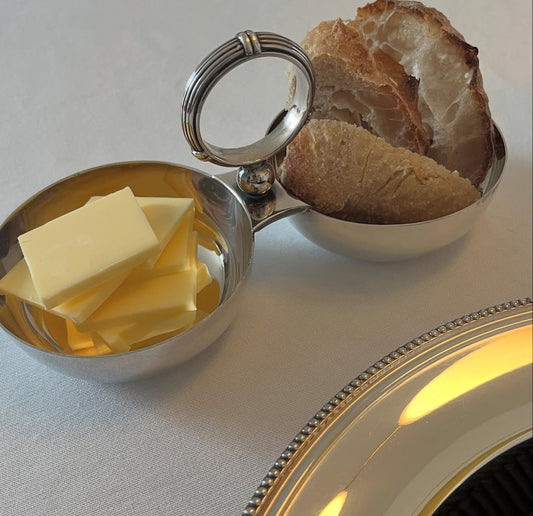 Art Deco Double Serving Bowl