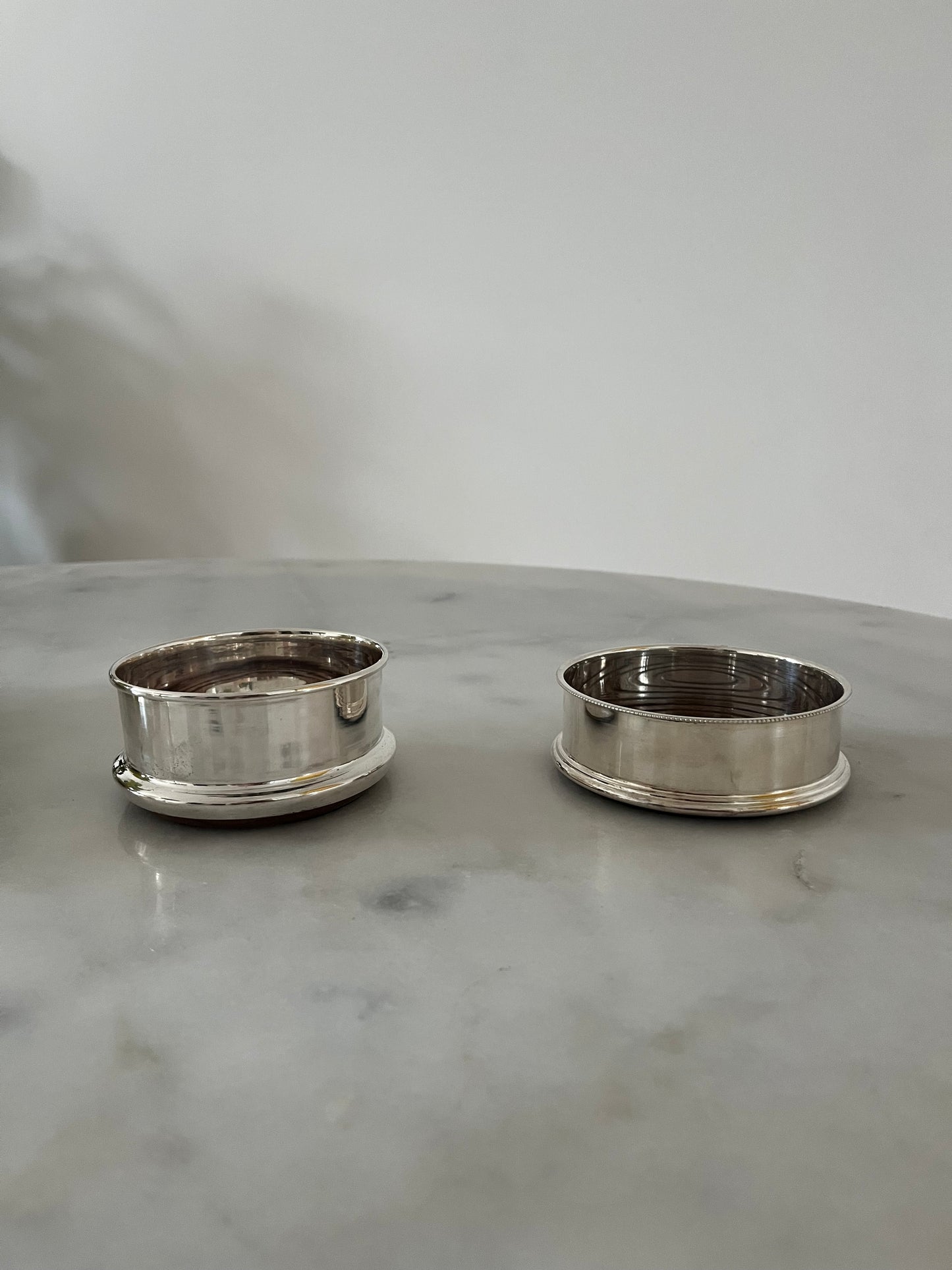Fancy Silver Plated Bottle Holders