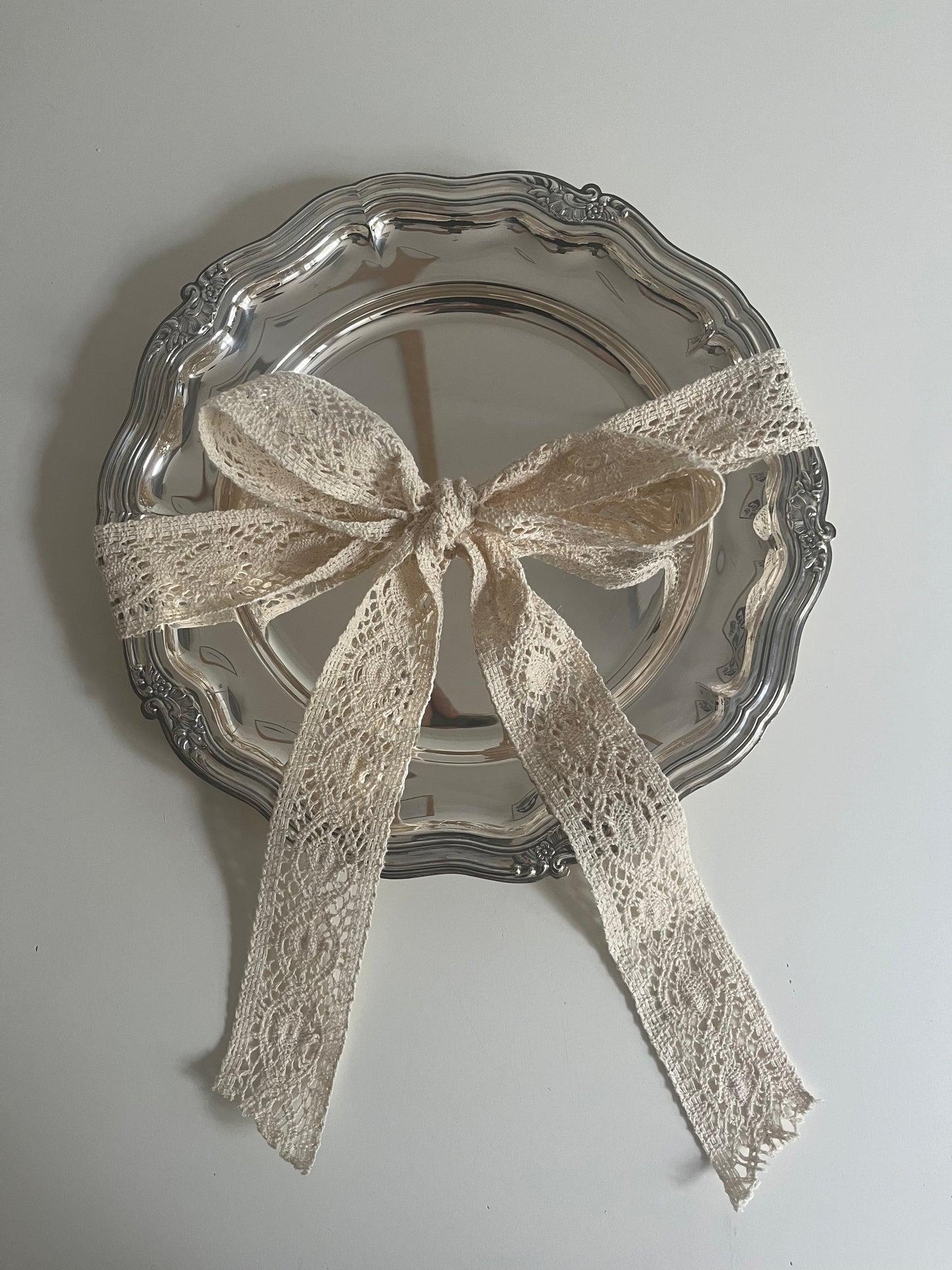 Adorned Silver Plated Dish