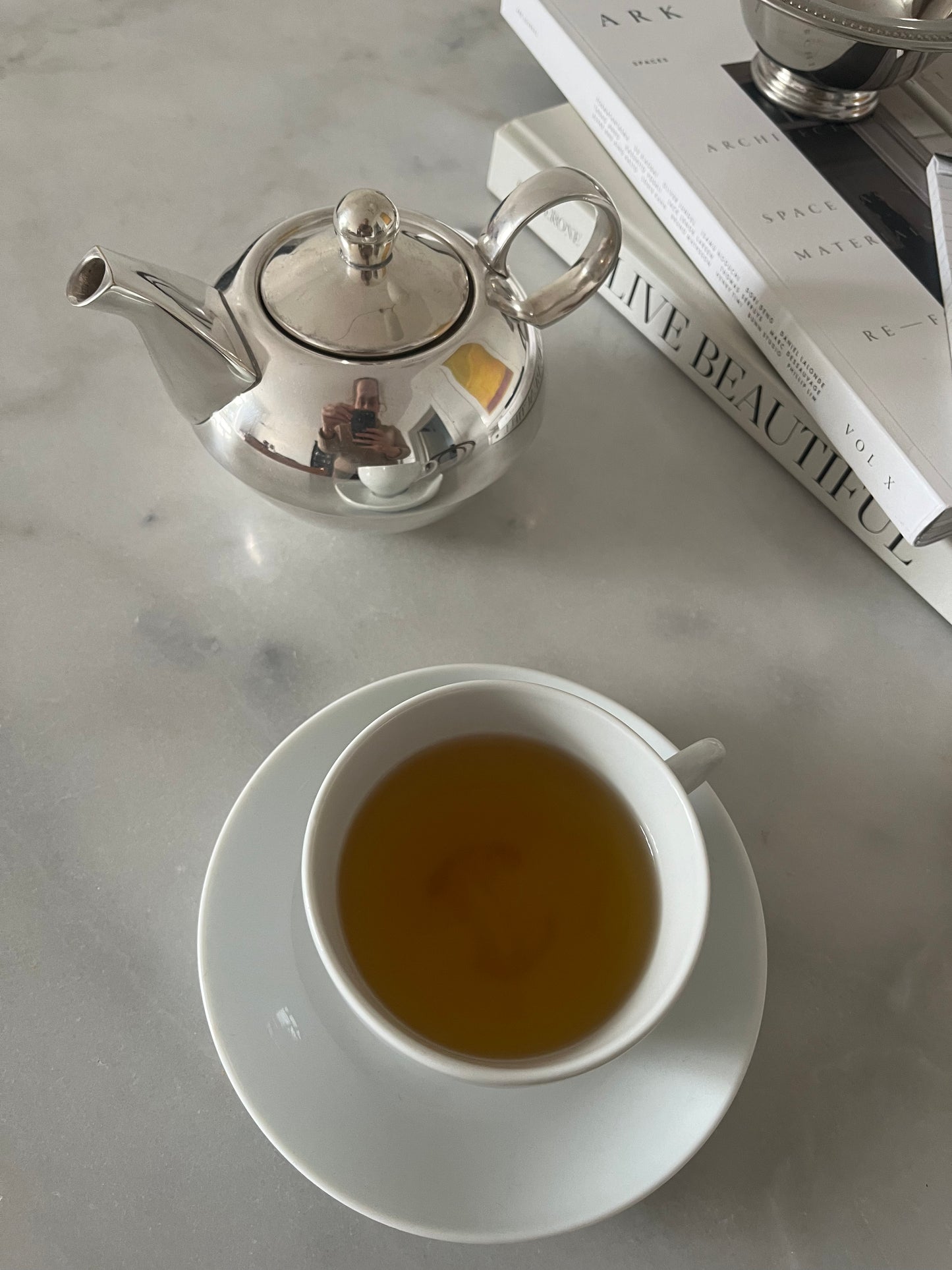 Small Silver Plated Coffee/Tea Pot