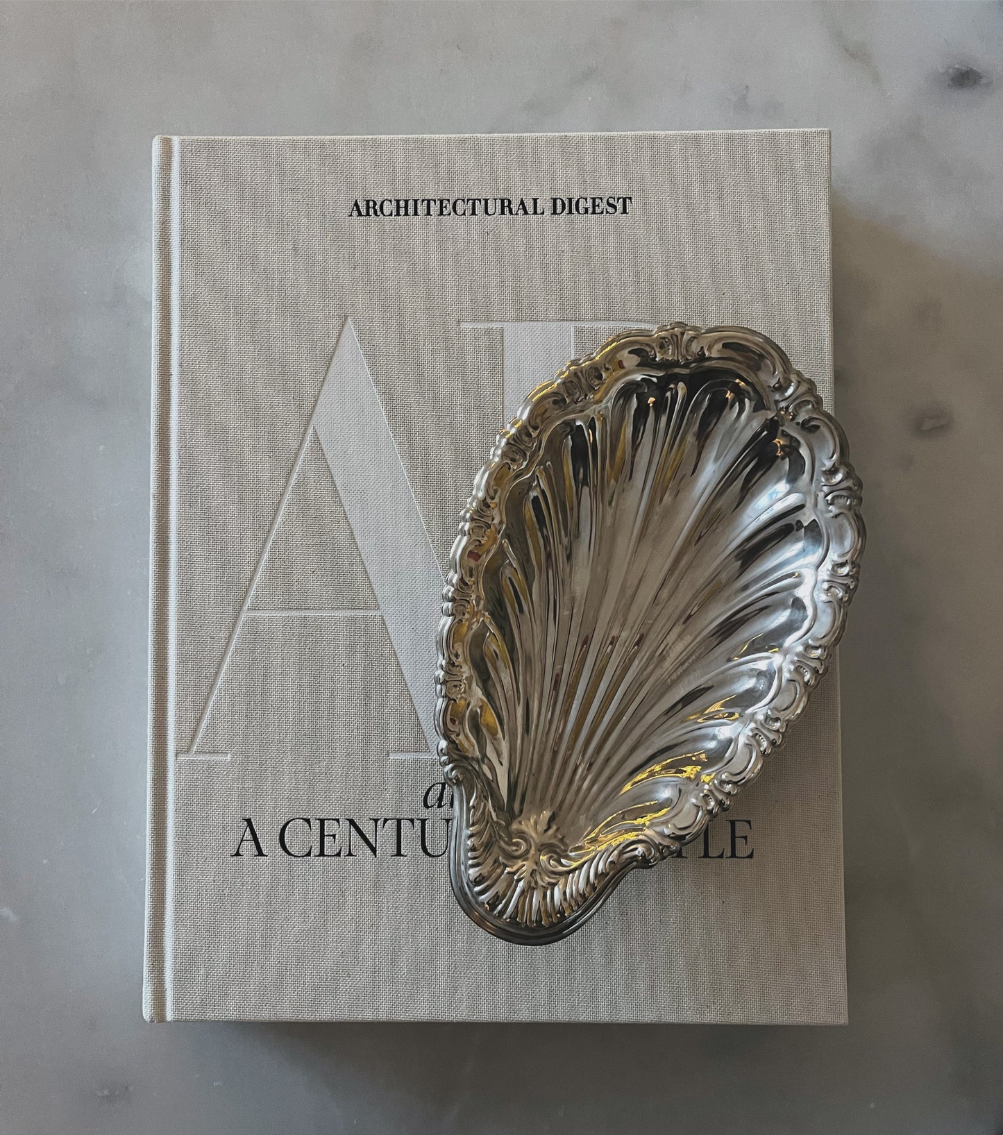 Silver Plated Shell Dish