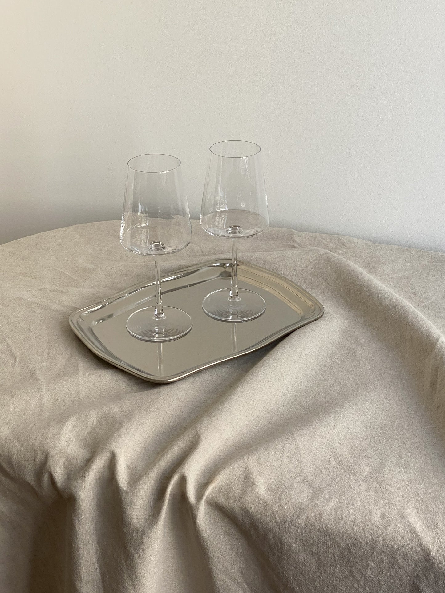 Ornate Steel Serving Tray