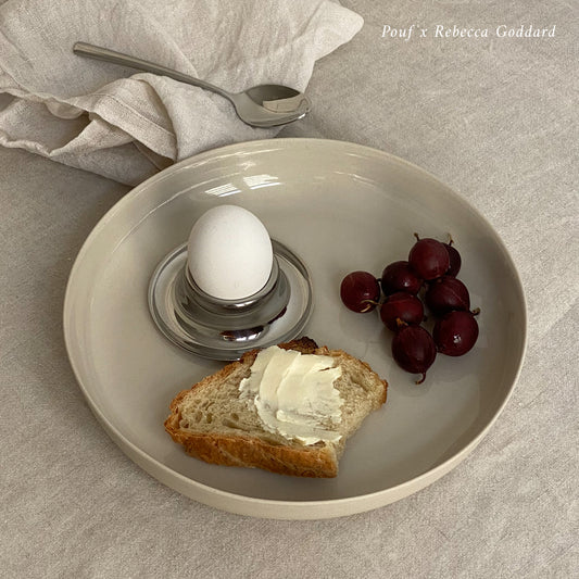 Polished Steel Egg Cups