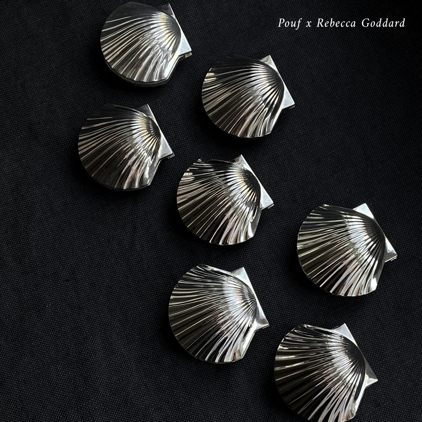 Silver-plated Shell Pill Box with Spoon