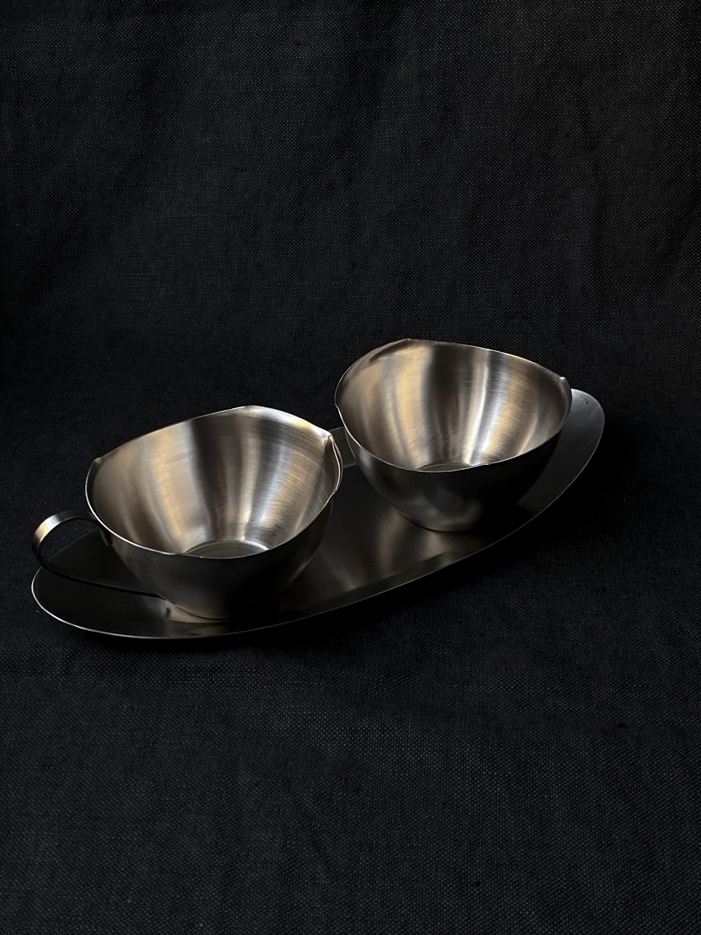 Sugar Bowl and Creamer