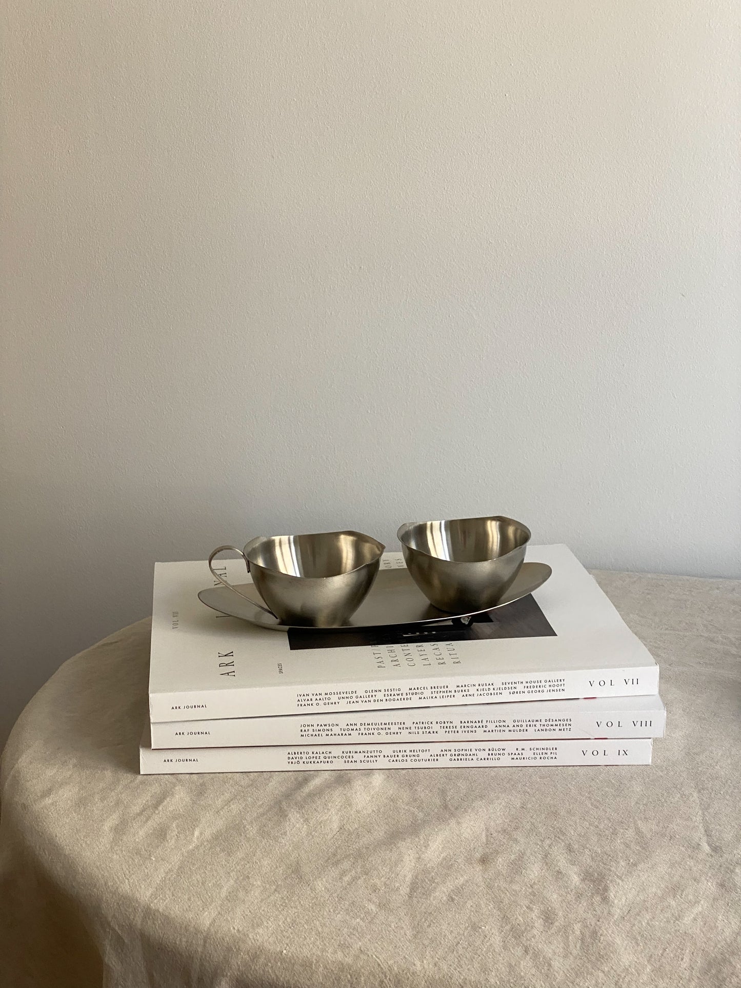 Sugar Bowl and Creamer