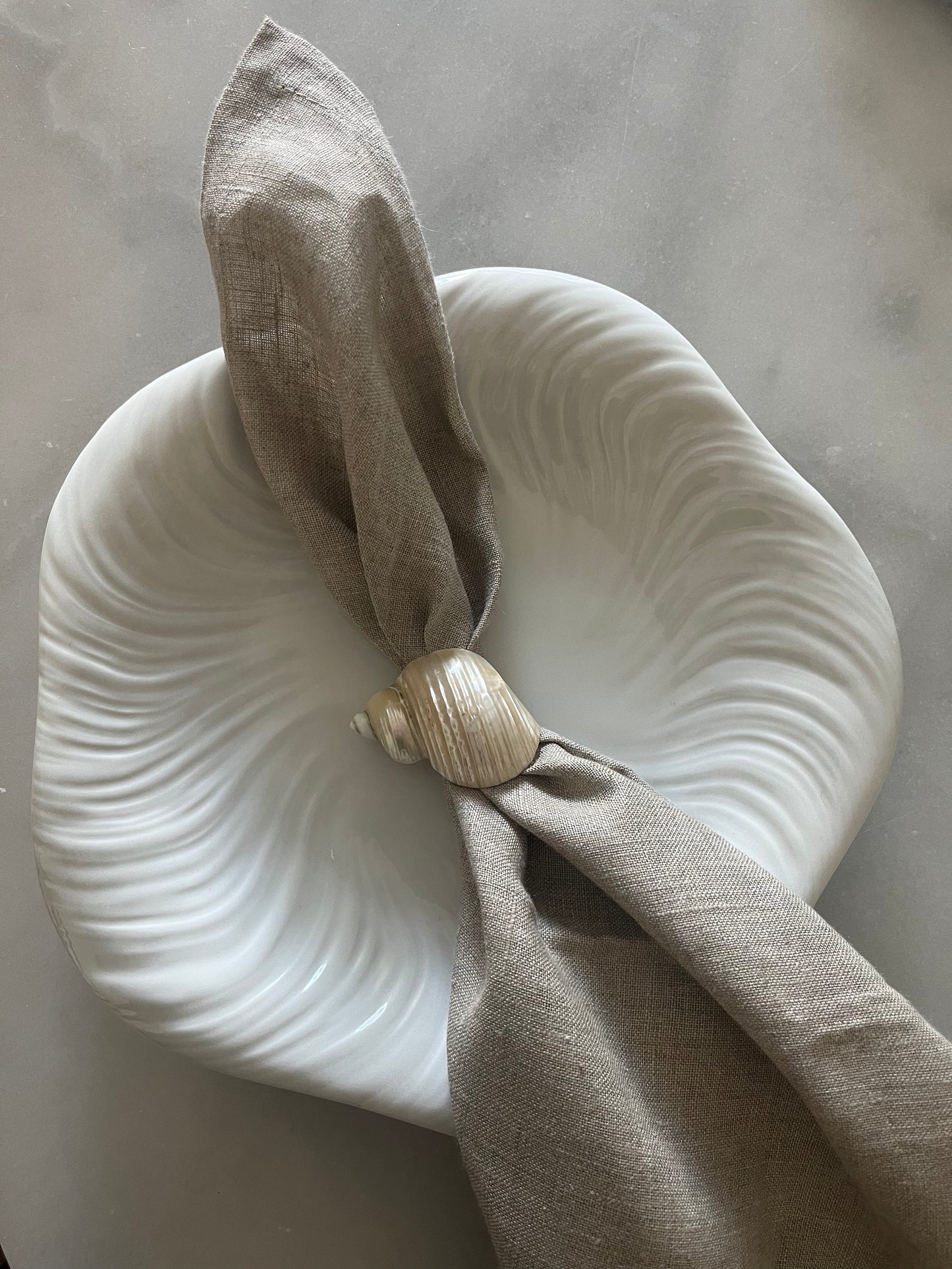 Vintage Mother of Pearl Napkin Ring