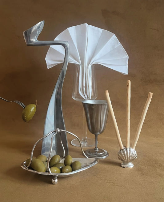 Iconic “Swan” Candleholders
