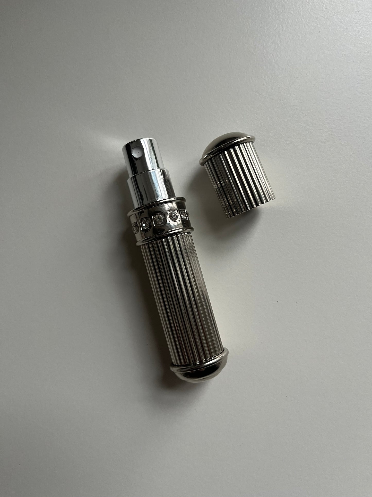 Silver Plated Atomiser with Stone Detail