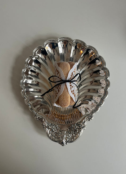 Flawless Silver Plated Shell Dish