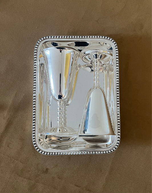 Silver Plated Goblets (set of 2)