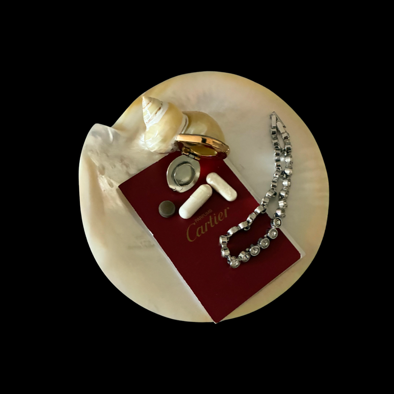 Mother-of-Pearl Pill Box