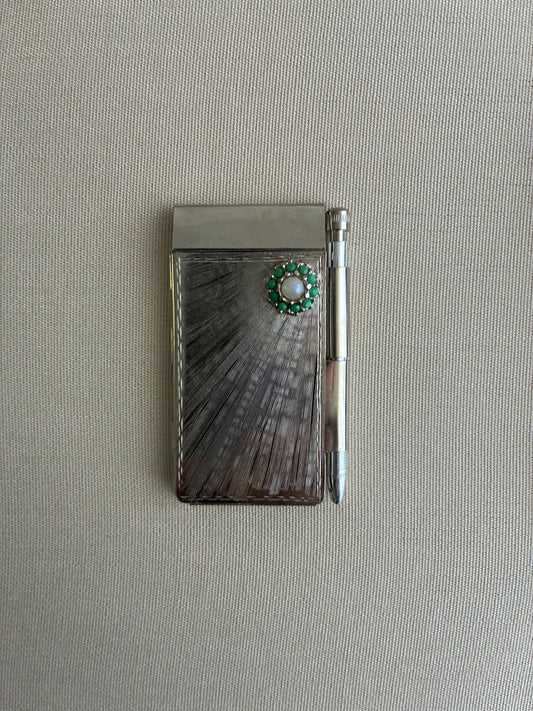 Rare Silver Plated Address/Note Book