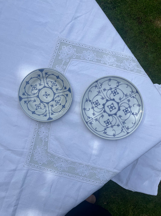 Vintage Blue Pattern Dish