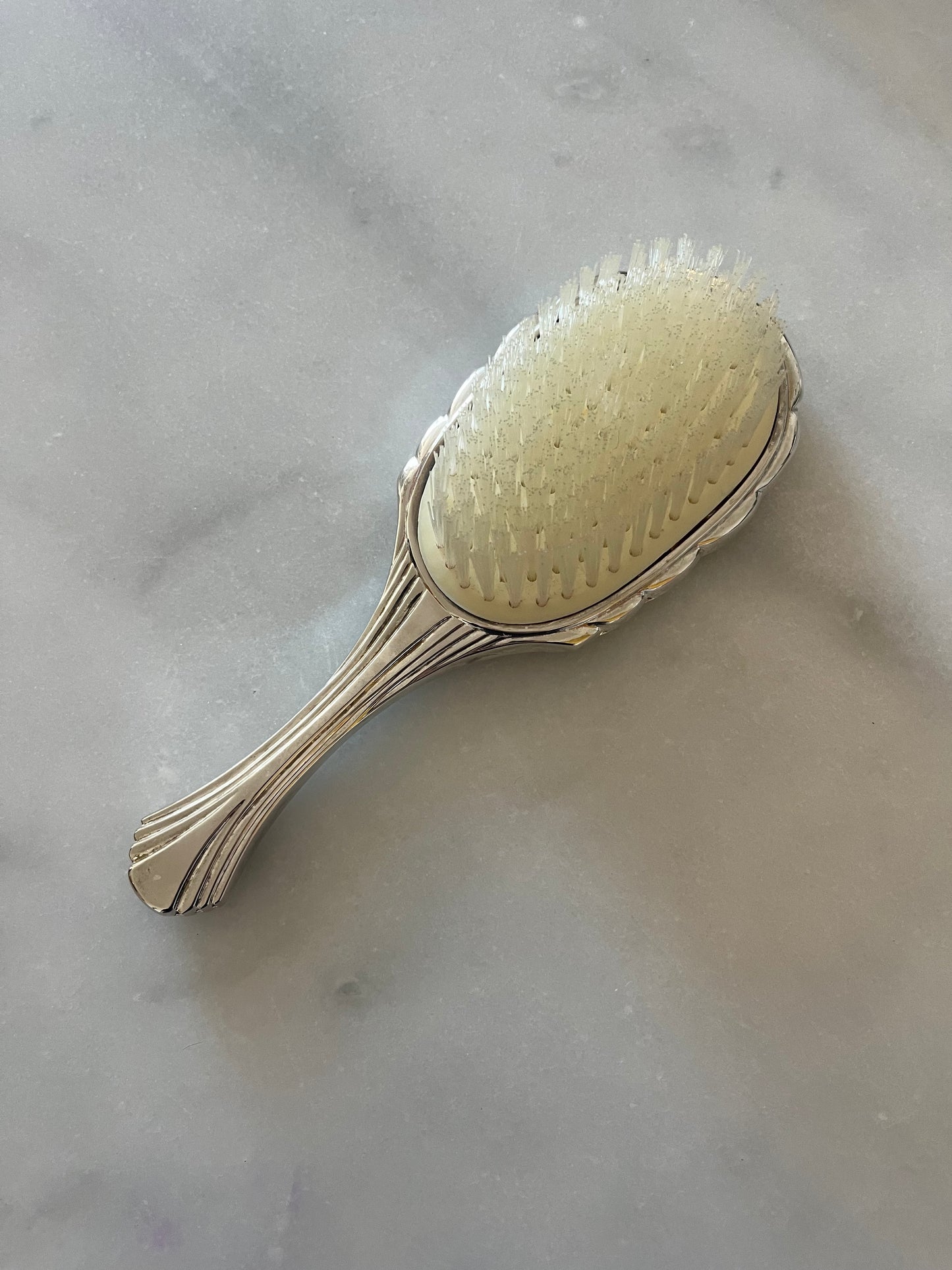 Vintage Silver Plated Brush