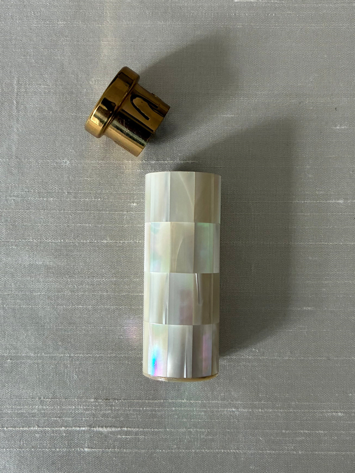Mother-of-Pearl Lipstick Case