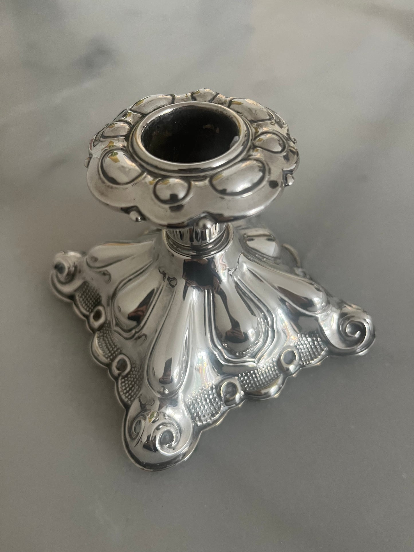 Silver-plated Candleholder