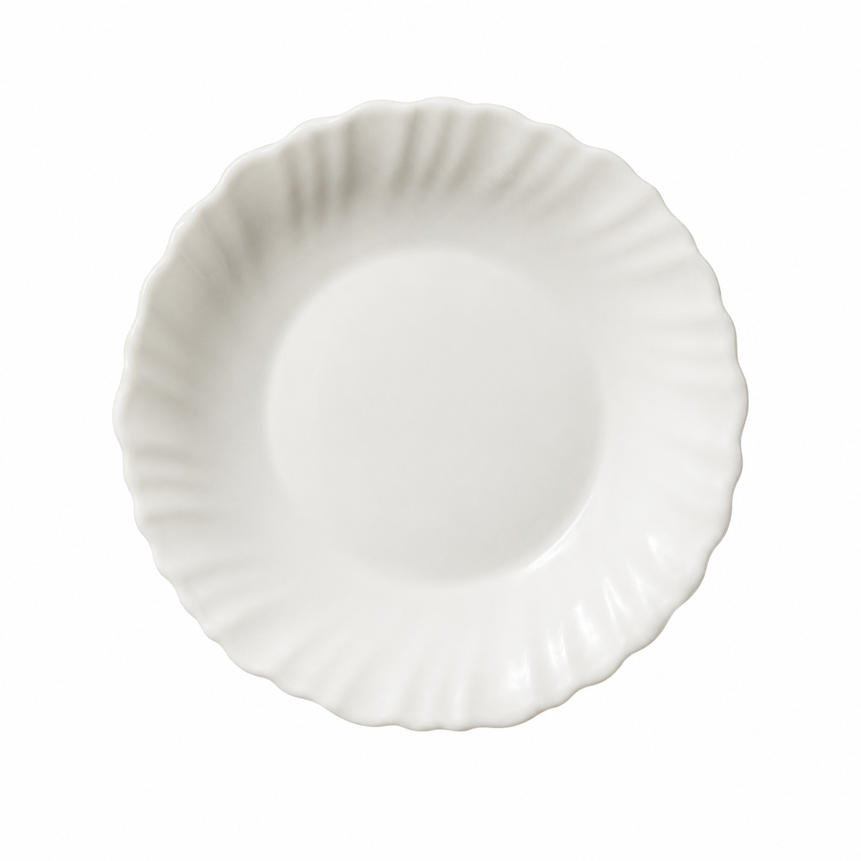 Medium Vintage White Dish