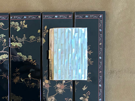 Mother of Pearl Cigarette Case