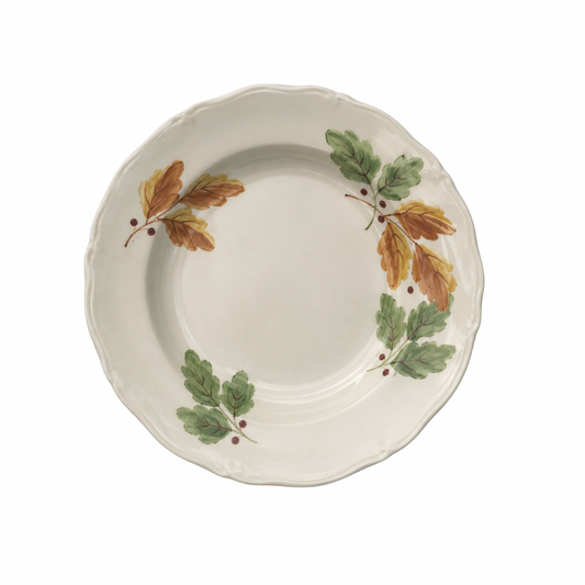 Medium Vintage Cream Floral Dish
