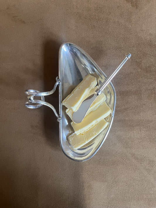 Silver Plated Butter Dish