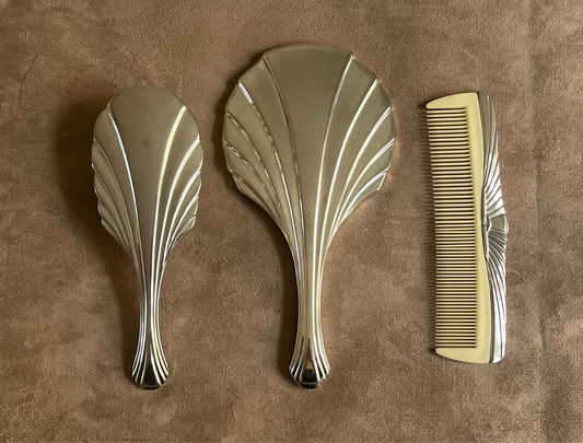 Vintage Silver Plated Vanity Pieces